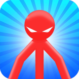 Red Stickman vs Monster School